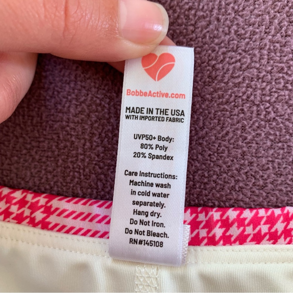 Bobbe Pink Box Pleated Tennis Skort Size Large - Picture 13 of 16